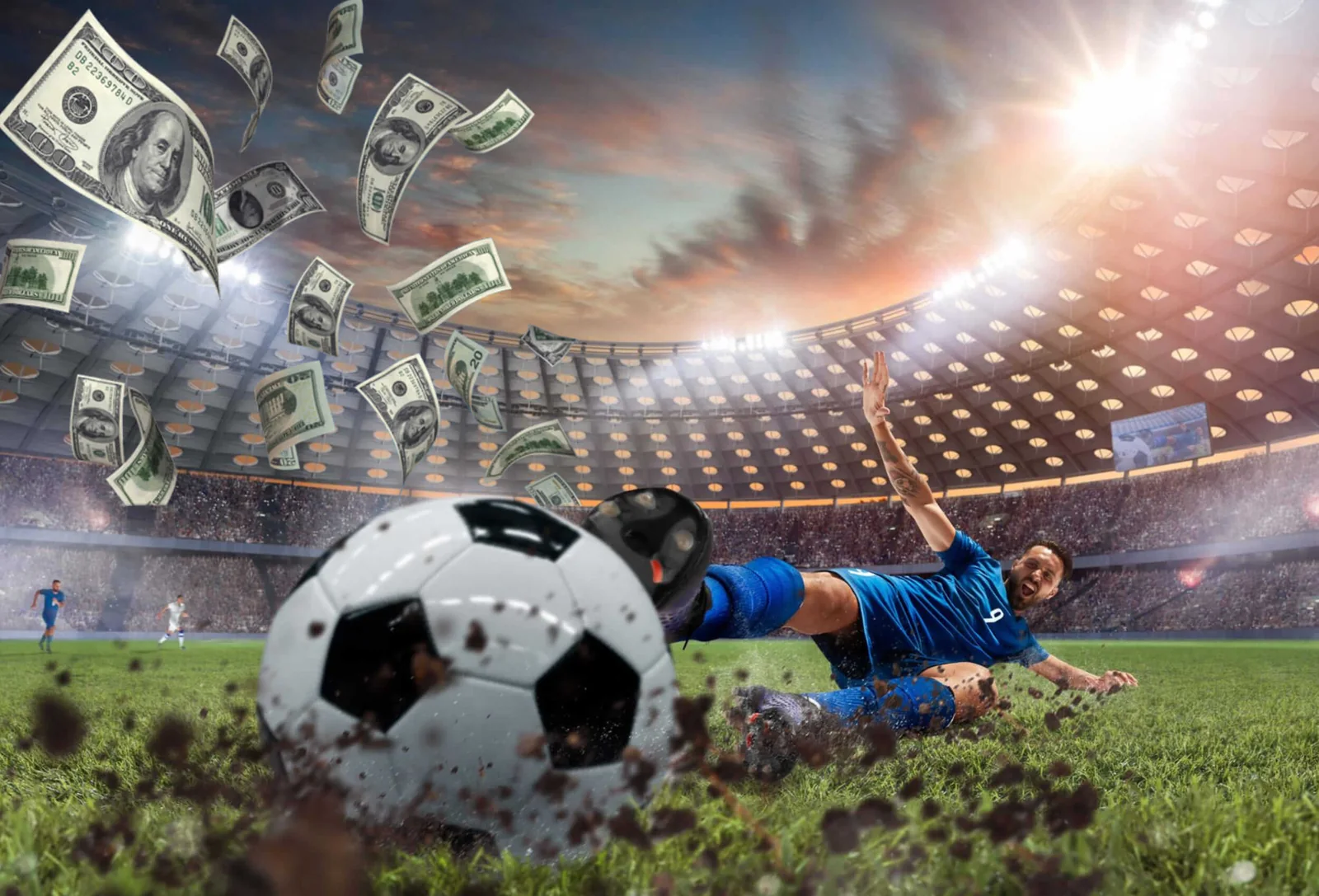 Kartu pertandingan dan navigasi liga olahraga